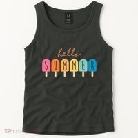 Hello Summer Ice Cream Tank Top thumb 2