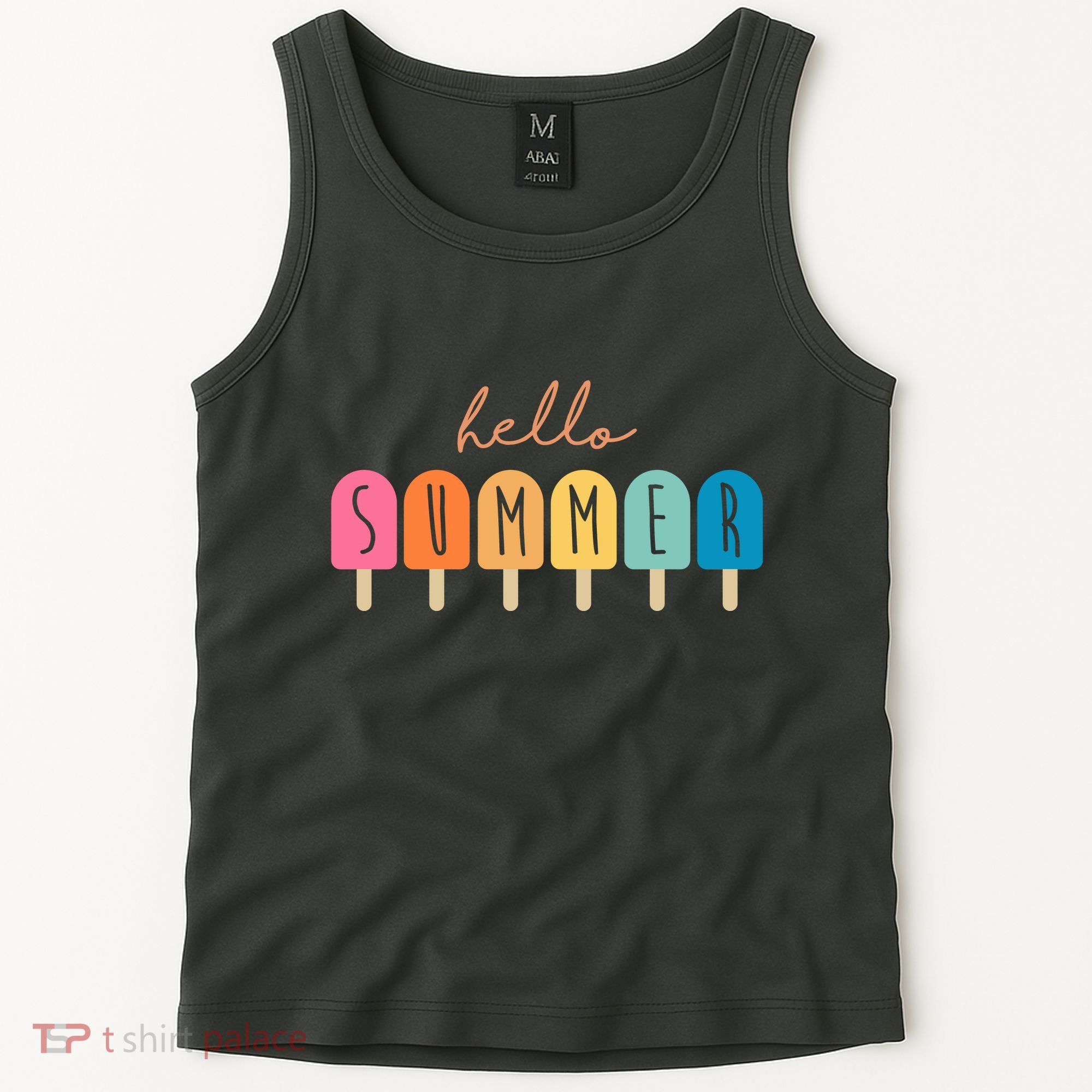 Hello Summer Ice Cream Tank Top