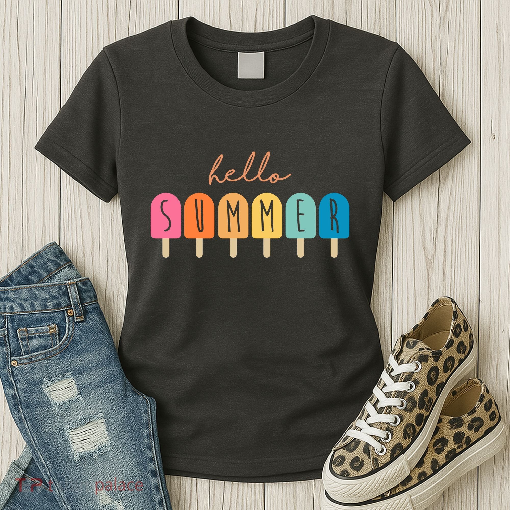 Hello Summer Ice Cream Women's T-Shirt