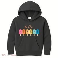 Hello Summer Ice Cream Kids Hoodie thumb 0