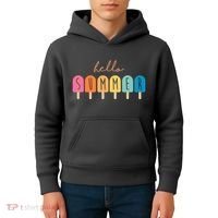 Hello Summer Ice Cream Kids Hoodie thumb 4