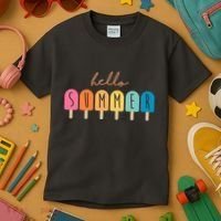 Hello Summer Ice Cream Kids T-Shirt thumb 3