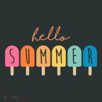 Hello Summer Ice Cream Kids T-Shirt thumb 4