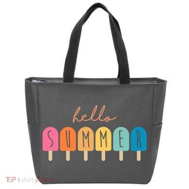 Hello Summer Ice Cream Tote Bag