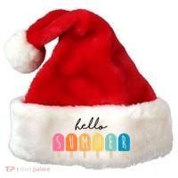 Hello Summer Ice Cream Santa Hat thumb 0