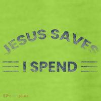 Hilarious & Sarcastic Jesus Saves I Spend Adult Drive Performance Visor thumb 2