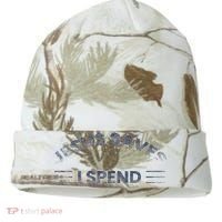 Hilarious & Sarcastic Jesus Saves I Spend Kati Licensed 12" Camo Cuffed Beanie thumb 0