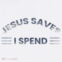 Hilarious & Sarcastic Jesus Saves I Spend Women's Perfect Tri Rocker Tank thumb 4