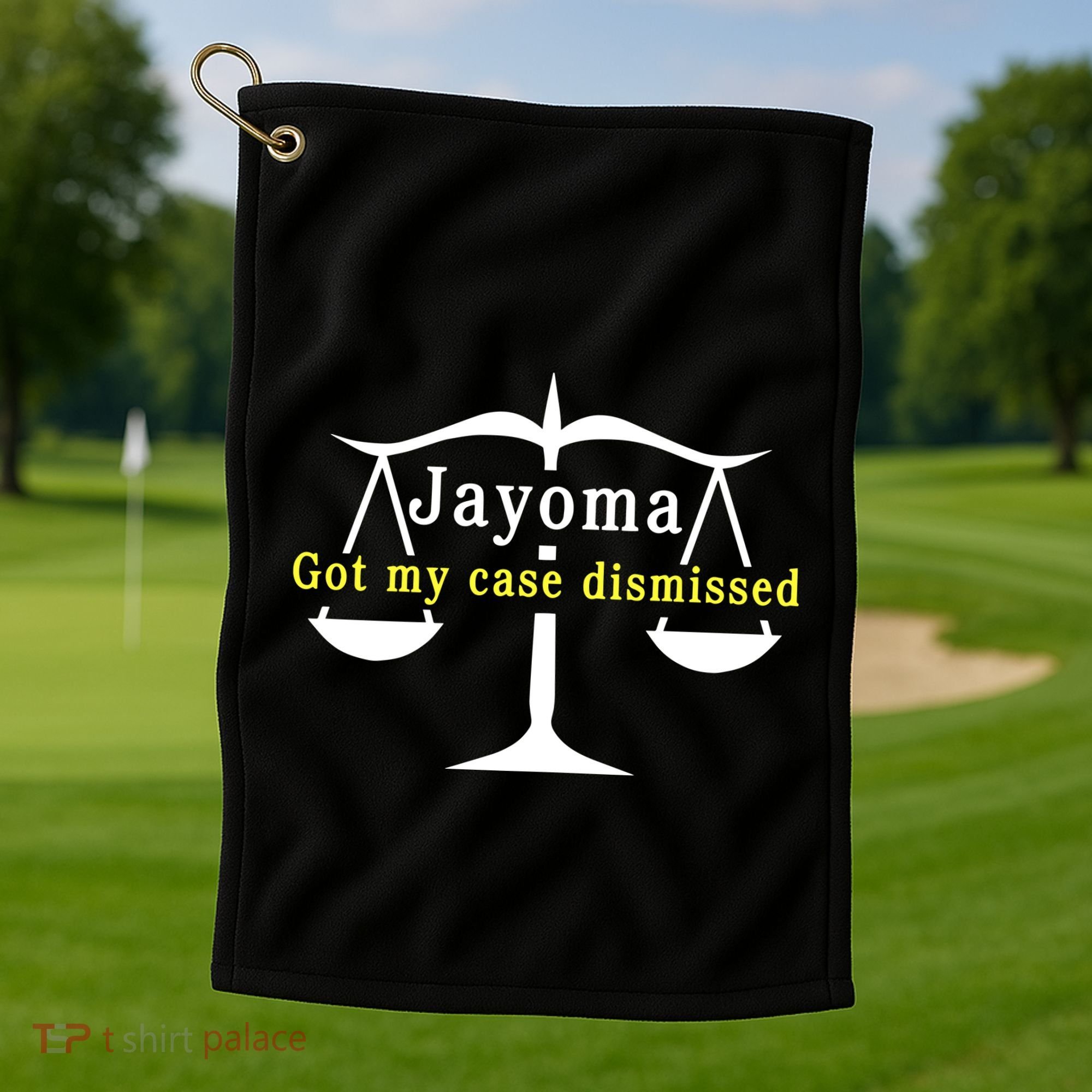 Hard Shirts Jayoma Got My Case Dismissed Golf Towel
