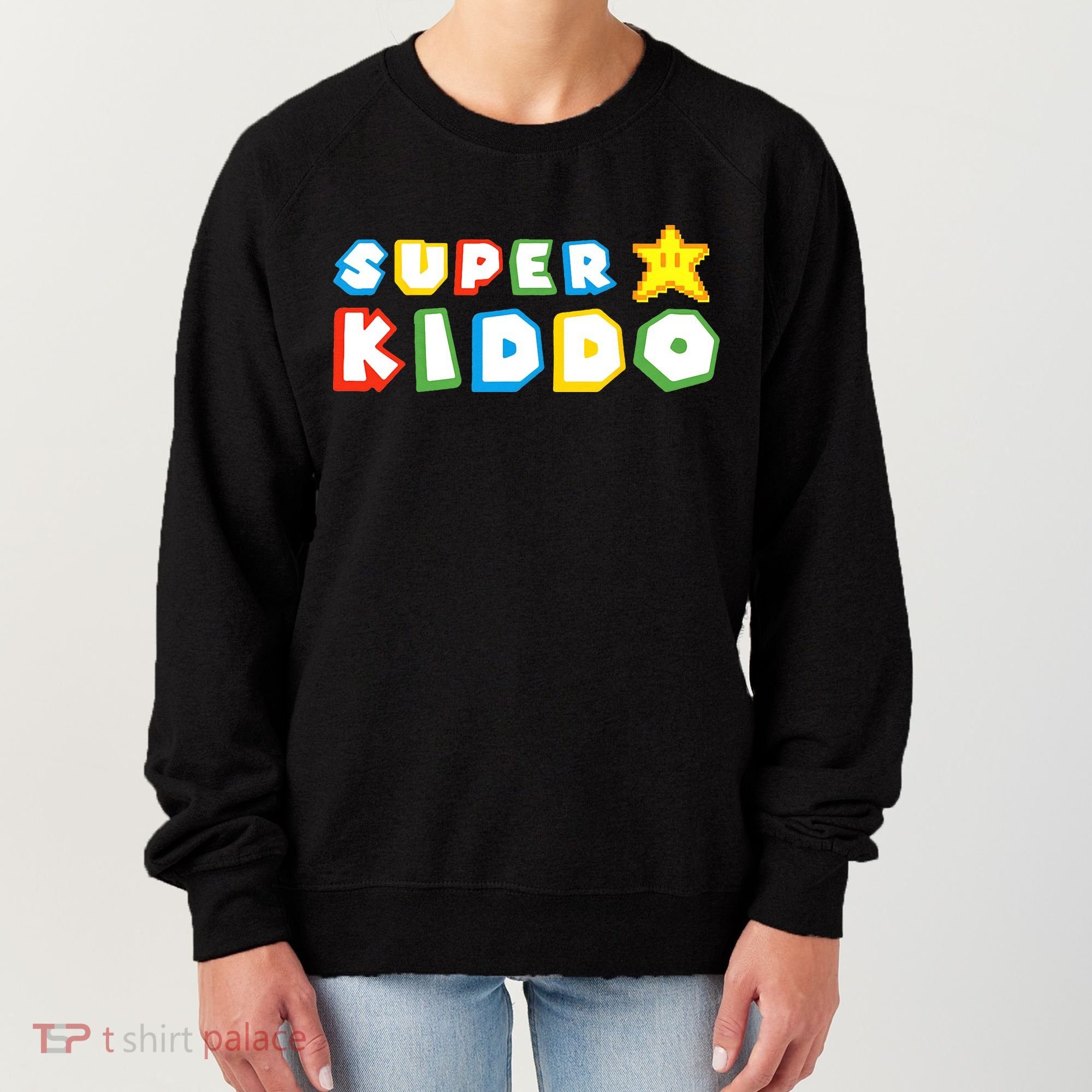 Humor Super Kiddo Gaming Meme Funny Gift For Kiddo Women's Sweatshirt