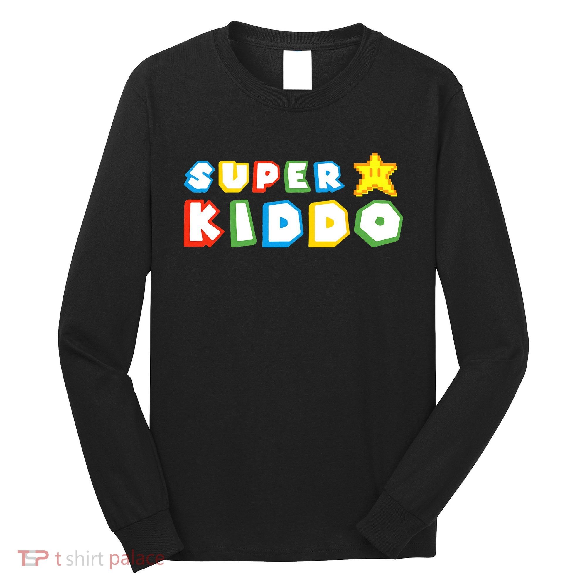 Humor Super Kiddo Gaming Meme Funny Gift For Kiddo Long Sleeve Shirt