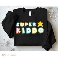 Humor Super Kiddo Gaming Meme Funny Gift For Kiddo Sweatshirt thumb 2