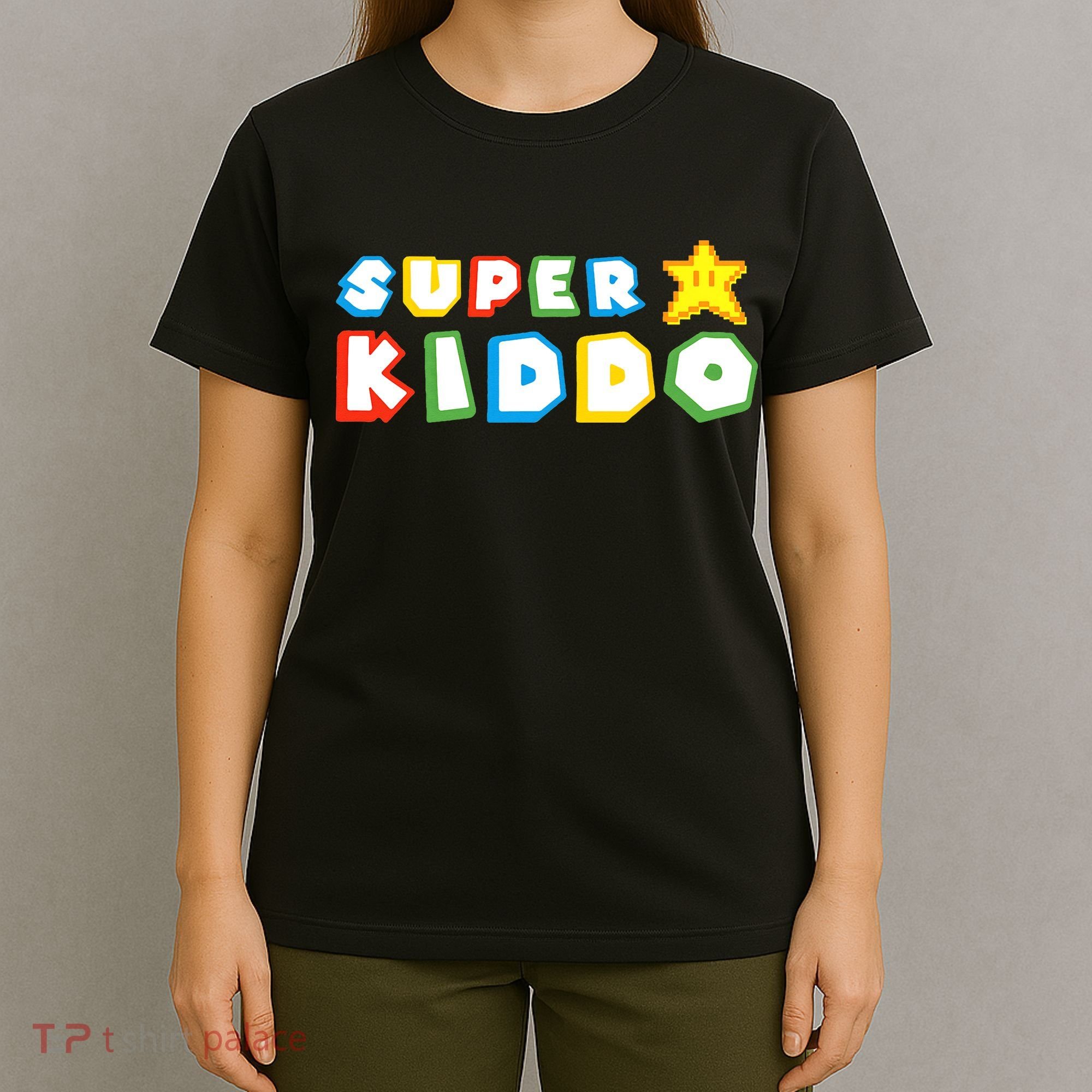 Humor Super Kiddo Gaming Meme Funny Gift For Kiddo T-Shirt