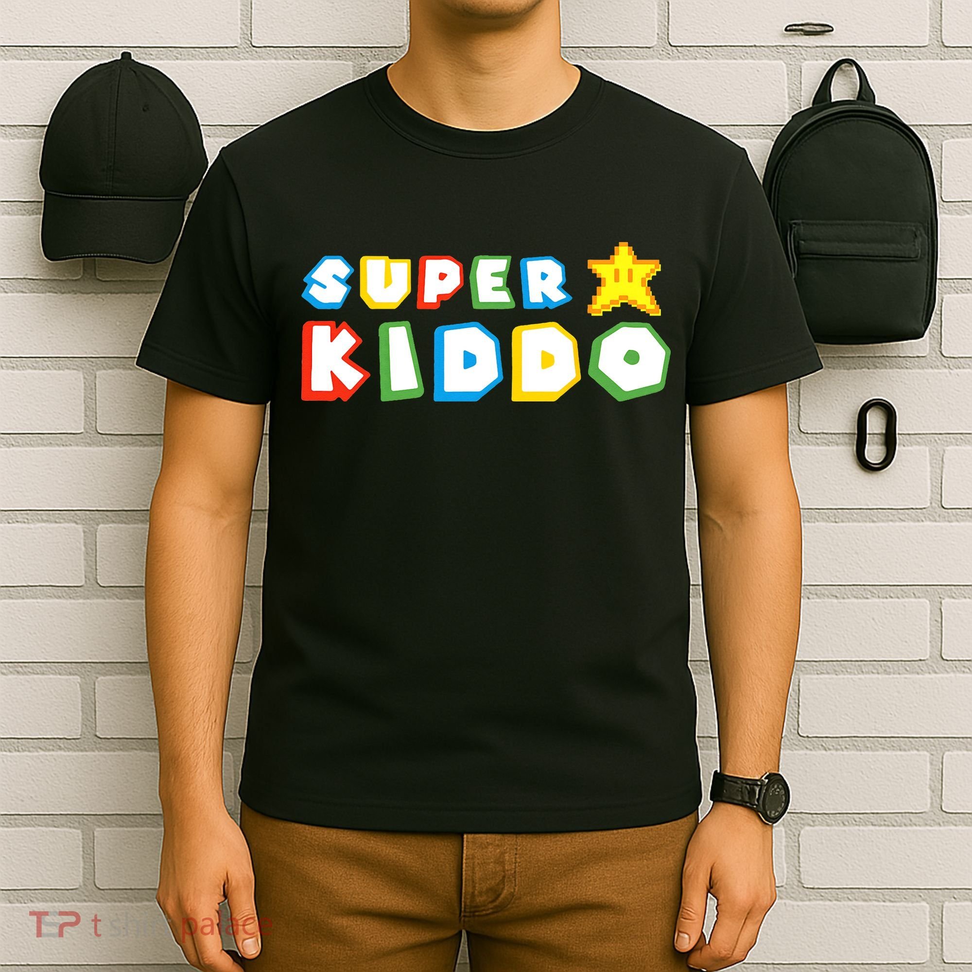 Humor Super Kiddo Gaming Meme Funny Gift For Kiddo T-Shirt