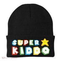 Humor Super Kiddo Gaming Meme Funny Gift For Kiddo Beanie thumb 0