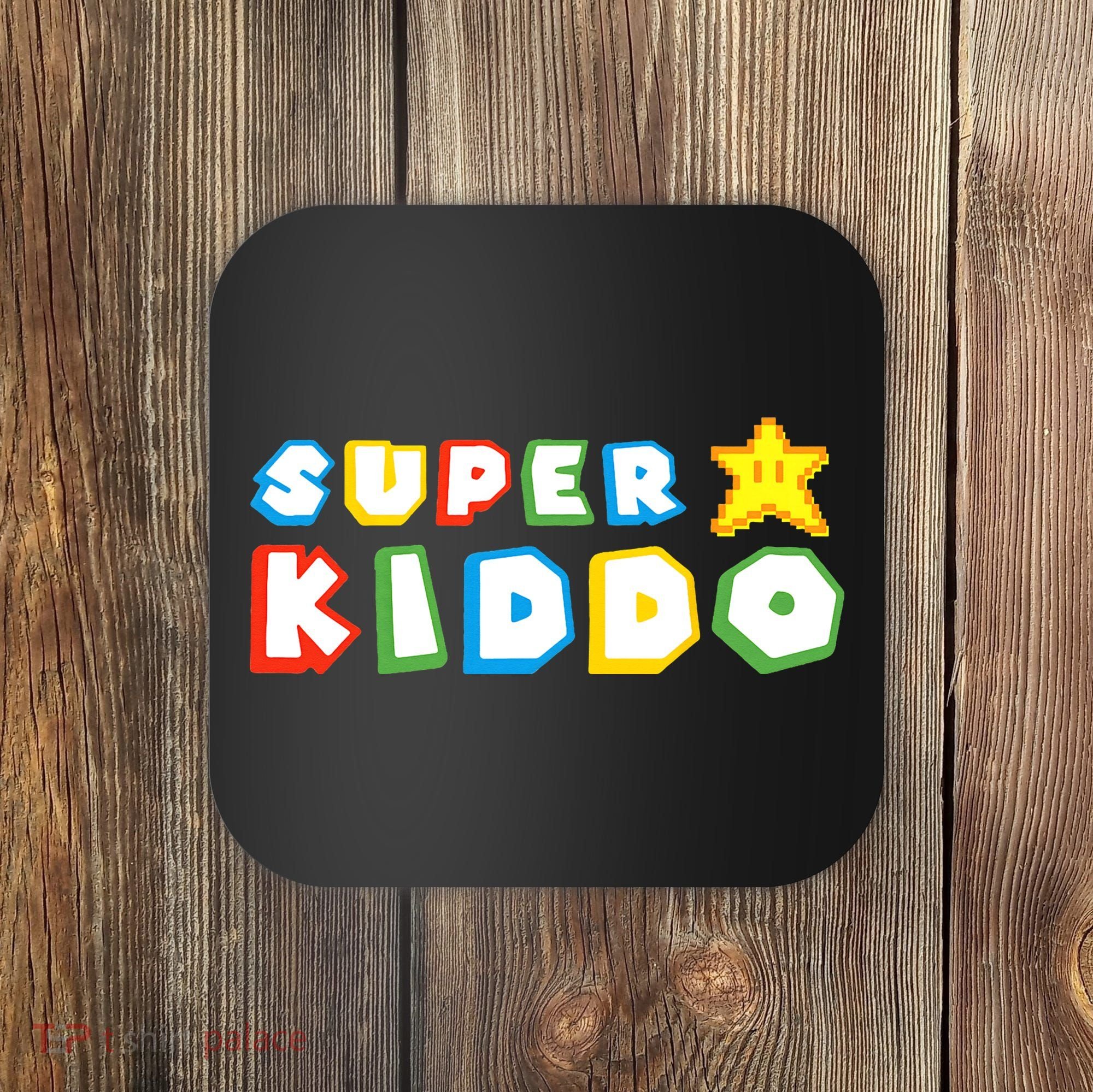 Humor Super Kiddo Gaming Meme Funny Gift For Kiddo Coaster