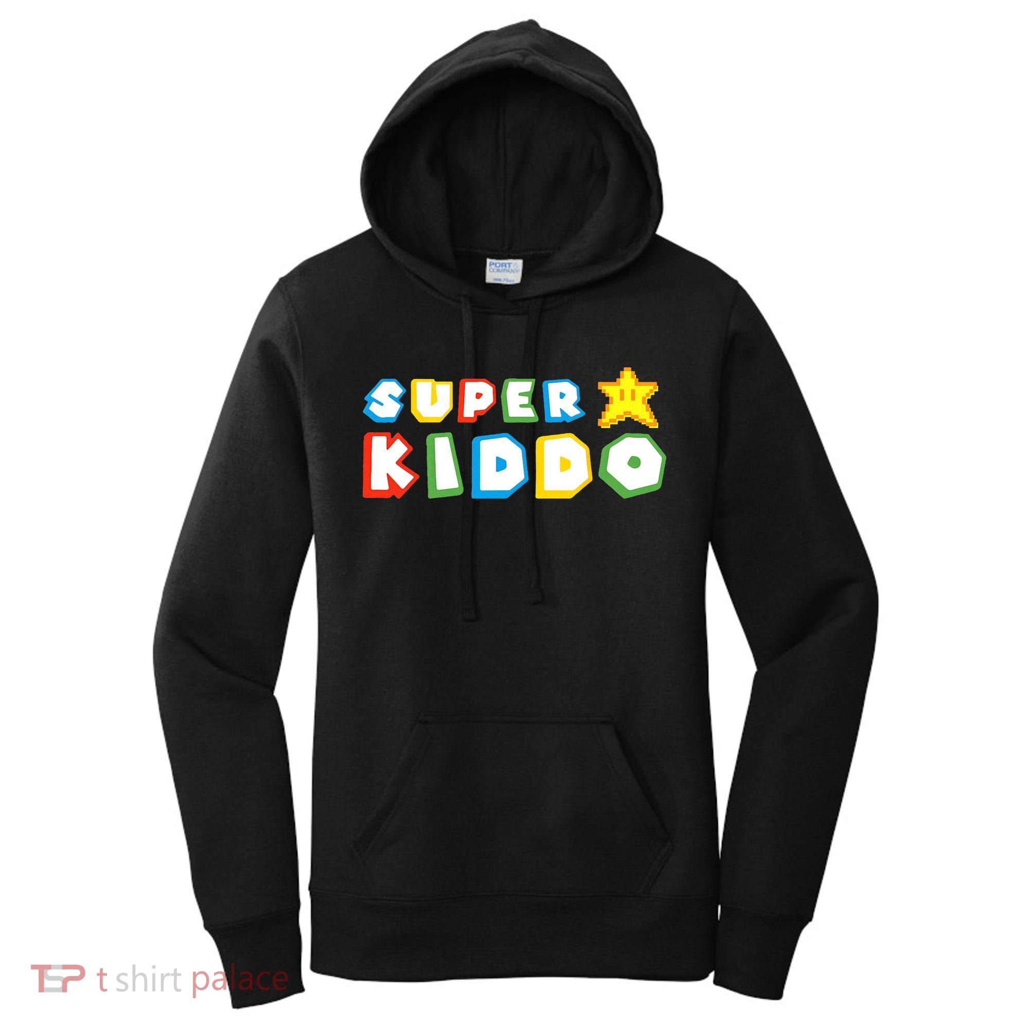 Humor Super Kiddo Gaming Meme Funny Gift For Kiddo Women's Hoodie