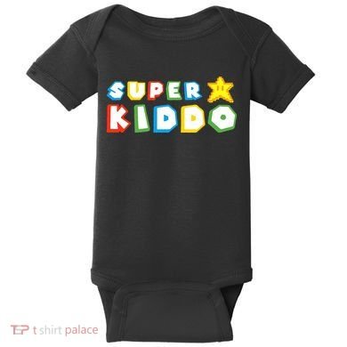 Humor Super Kiddo Gaming Meme Funny Gift For Kiddo Baby Bodysuit