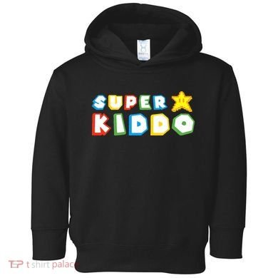 Humor Super Kiddo Gaming Meme Funny Gift For Kiddo Toddler Hoodie