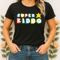 Humor Super Kiddo Gaming Meme Funny Gift For Kiddo Women's T-Shirt thumb 2