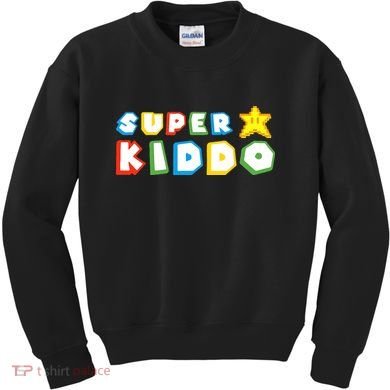 Humor Super Kiddo Gaming Meme Funny Gift For Kiddo Kids Sweatshirt