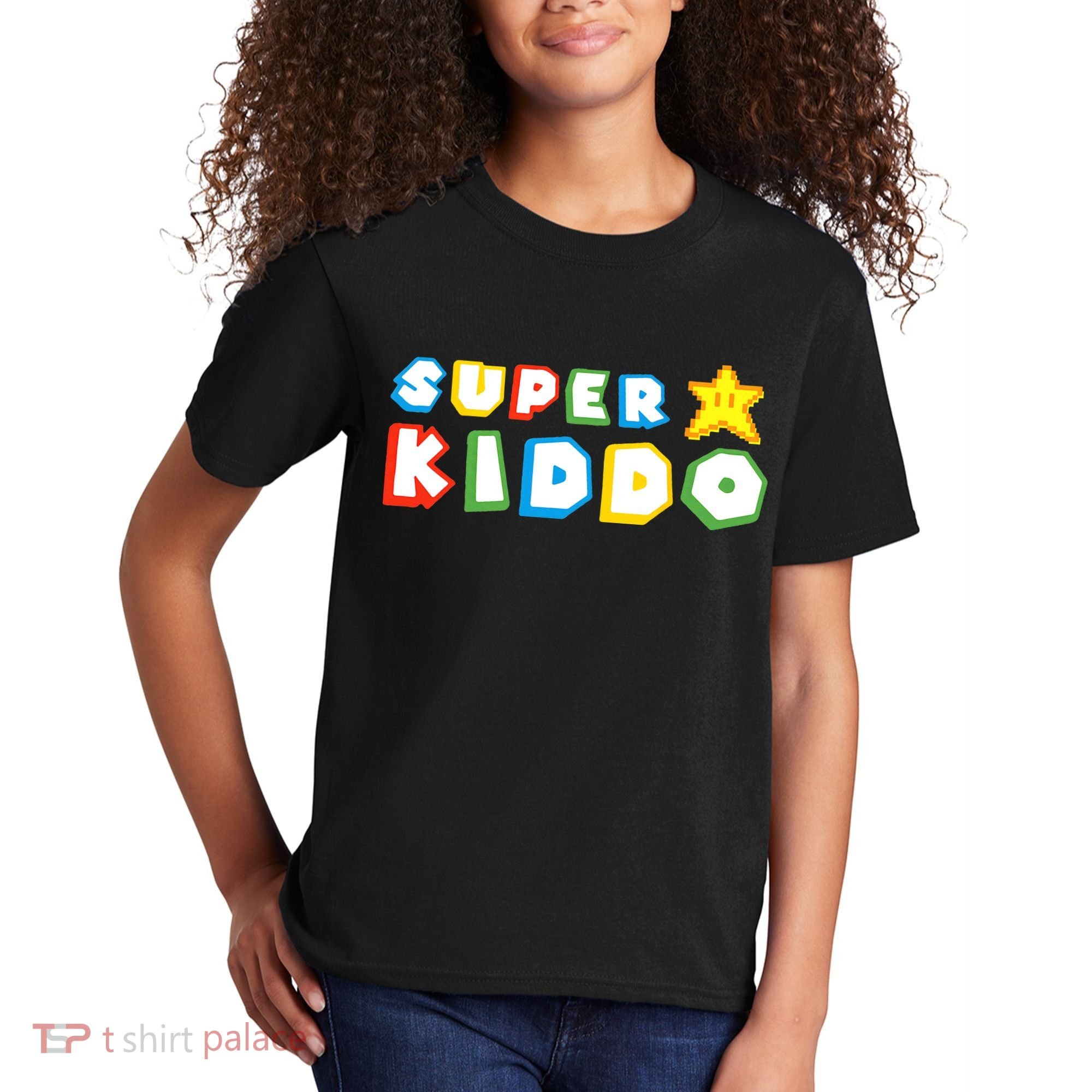 Humor Super Kiddo Gaming Meme Funny Gift For Kiddo Kids T-Shirt