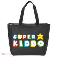 Humor Super Kiddo Gaming Meme Funny Gift For Kiddo Tote Bag thumb 0