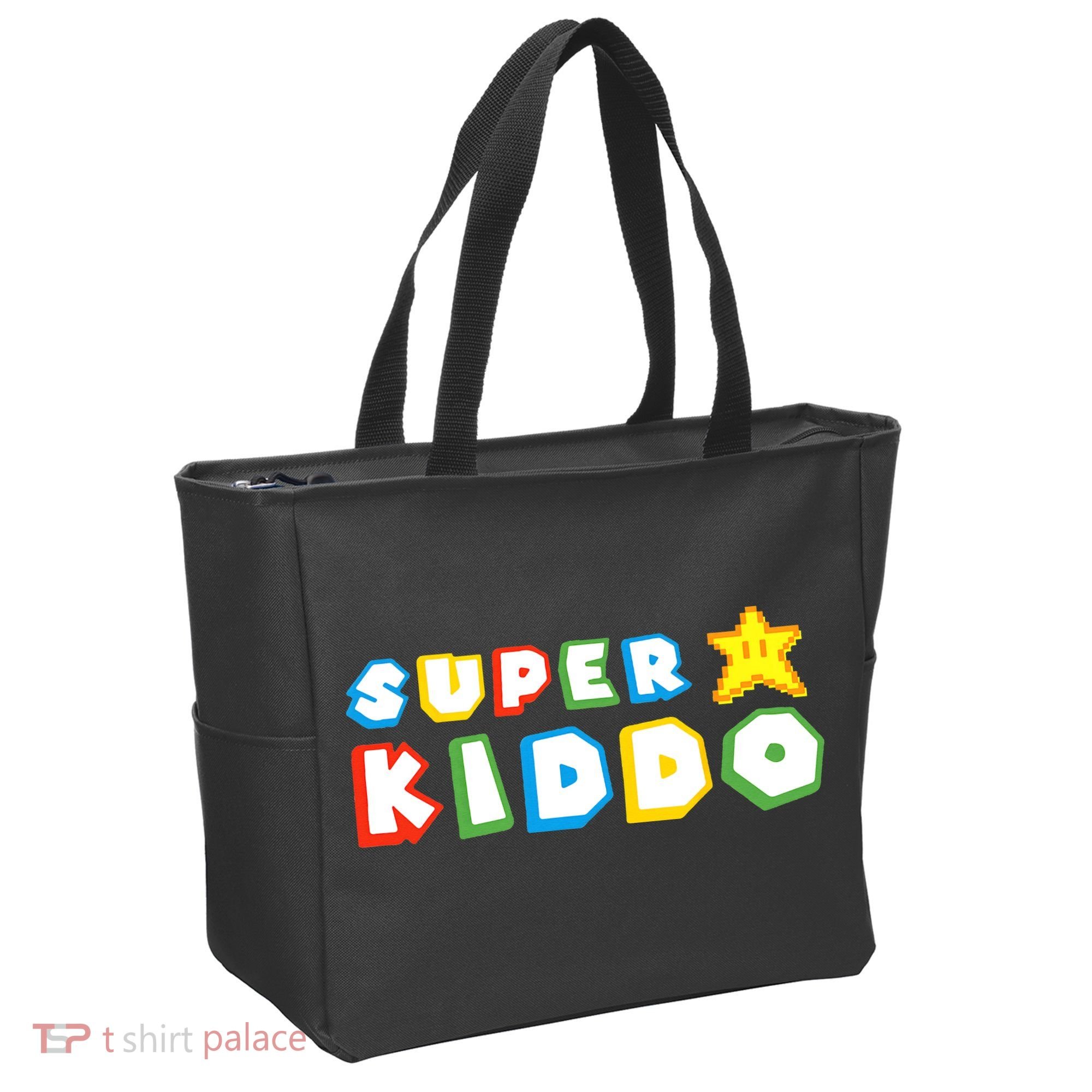 Humor Super Kiddo Gaming Meme Funny Gift For Kiddo Tote Bag