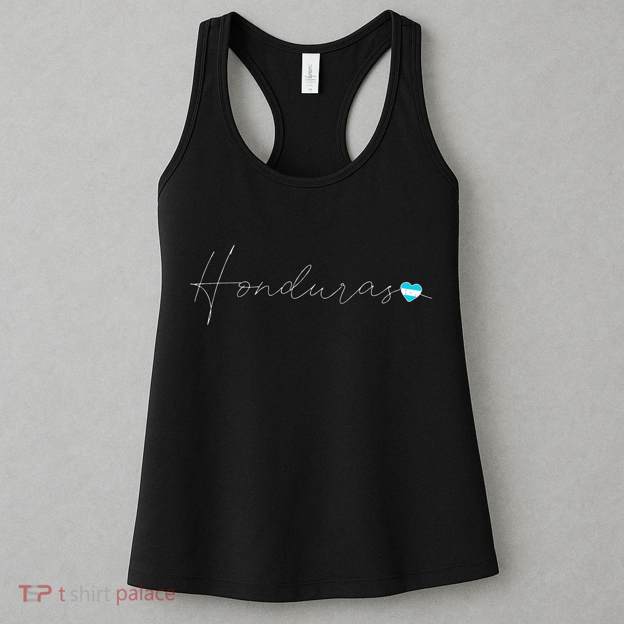 Honduras Simple Love Honduran Flag Heart On Honduras Women's Tank Top