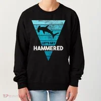 Hammerhead Shark LetS Get Hammered All Week Women's Sweatshirt thumb 0