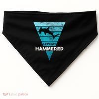 Hammerhead Shark LetS Get Hammered All Week USA-Made Doggie Bandana thumb 0