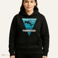 Hammerhead Shark LetS Get Hammered All Week Hoodie thumb 5