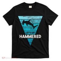 Hammerhead Shark LetS Get Hammered All Week T-Shirt thumb 0