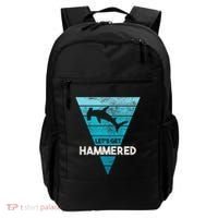 Hammerhead Shark LetS Get Hammered All Week Backpack thumb 0