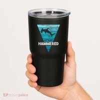 Hammerhead Shark LetS Get Hammered All Week Tumbler thumb 2