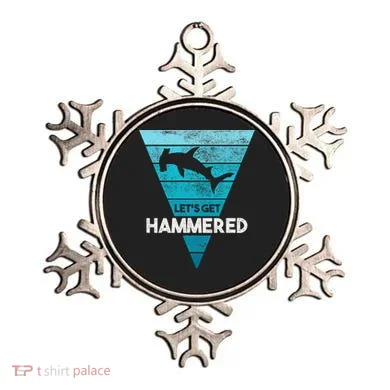 Hammerhead Shark LetS Get Hammered All Week Ornament