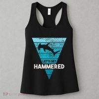 Hammerhead Shark LetS Get Hammered All Week Women's Tank Top thumb 3