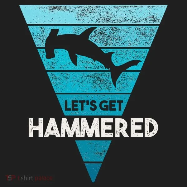 Hammerhead Shark LetS Get Hammered All Week Hat