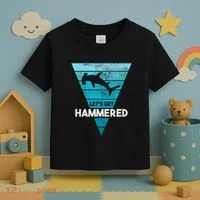 Hammerhead Shark LetS Get Hammered All Week Toddler T-Shirt thumb 3
