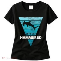 Hammerhead Shark LetS Get Hammered All Week Women's T-Shirt thumb 0