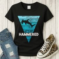 Hammerhead Shark LetS Get Hammered All Week Women's T-Shirt thumb 3