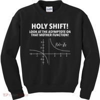 Holy Shift Look At The Asymptote On That Mother Function Kids Sweatshirt thumb 0