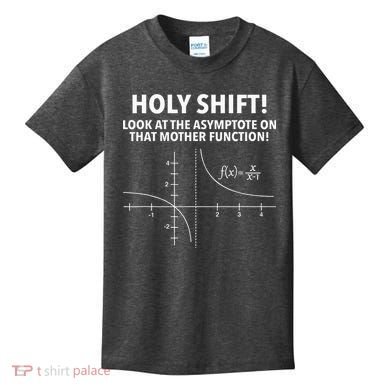 Holy Shift Look At The Asymptote On That Mother Function Kids T-Shirt