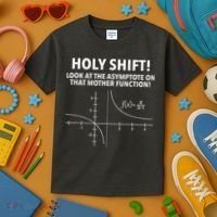 Holy Shift Look At The Asymptote On That Mother Function Kids T-Shirt thumb 3