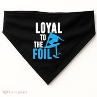 Hydrofoil Surfing Loyal To The Foil Board USA-Made Doggie Bandana thumb 0