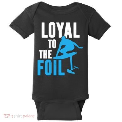 Hydrofoil Surfing Loyal To The Foil Board Baby Bodysuit