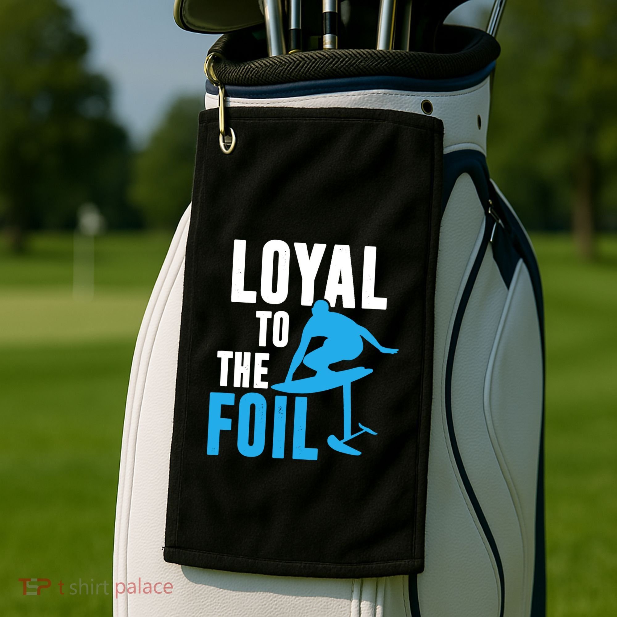 Hydrofoil Surfing Loyal To The Foil Board Golf Towel