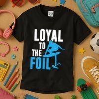 Hydrofoil Surfing Loyal To The Foil Board Kids T-Shirt thumb 3
