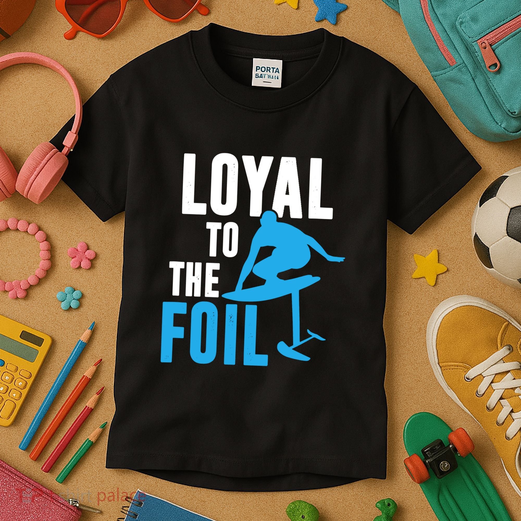 Hydrofoil Surfing Loyal To The Foil Board Kids T-Shirt