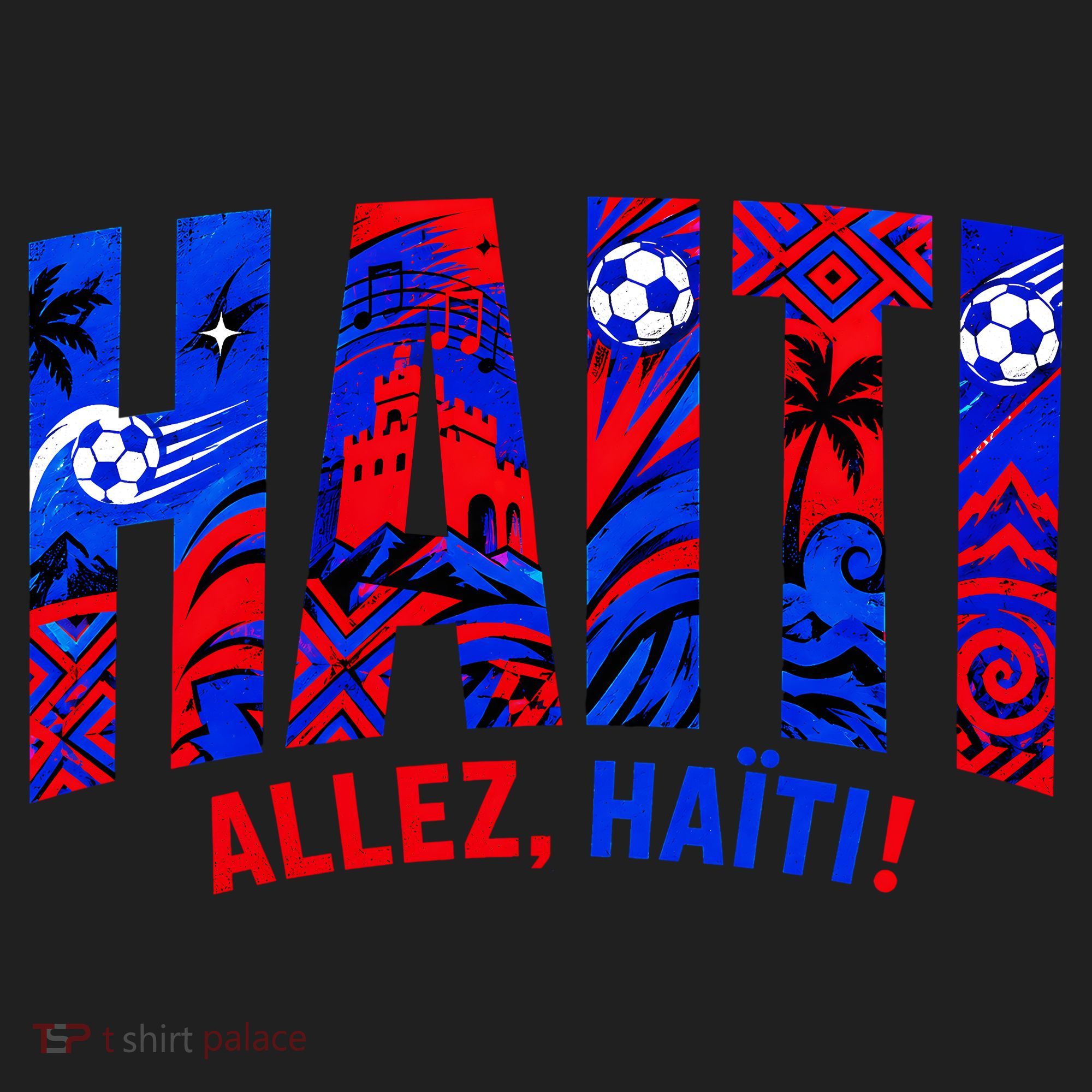 Haiti Soccer Lovers Allez, Haïti! Women's Sweatshirt